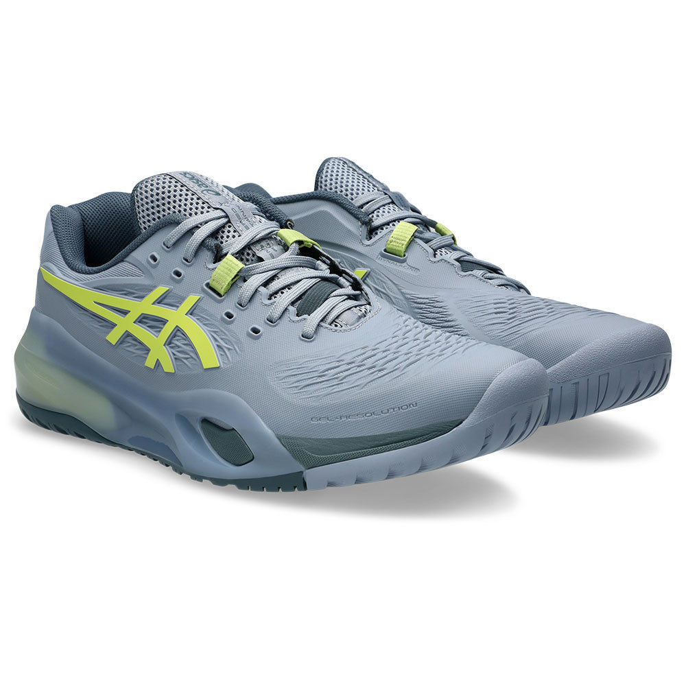 ASICS Gel-Resolution X Court Shoe - Grey Blue/Pistachio | Pickleball Sports