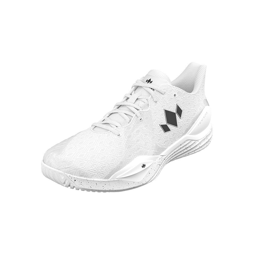 Diadem Court Burst Wide Court Shoe - Unisex - White/White | Pickleball Sports