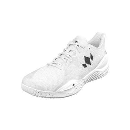Diadem Court Burst Wide Court Shoe - Unisex - White/White | Pickleball Sports
