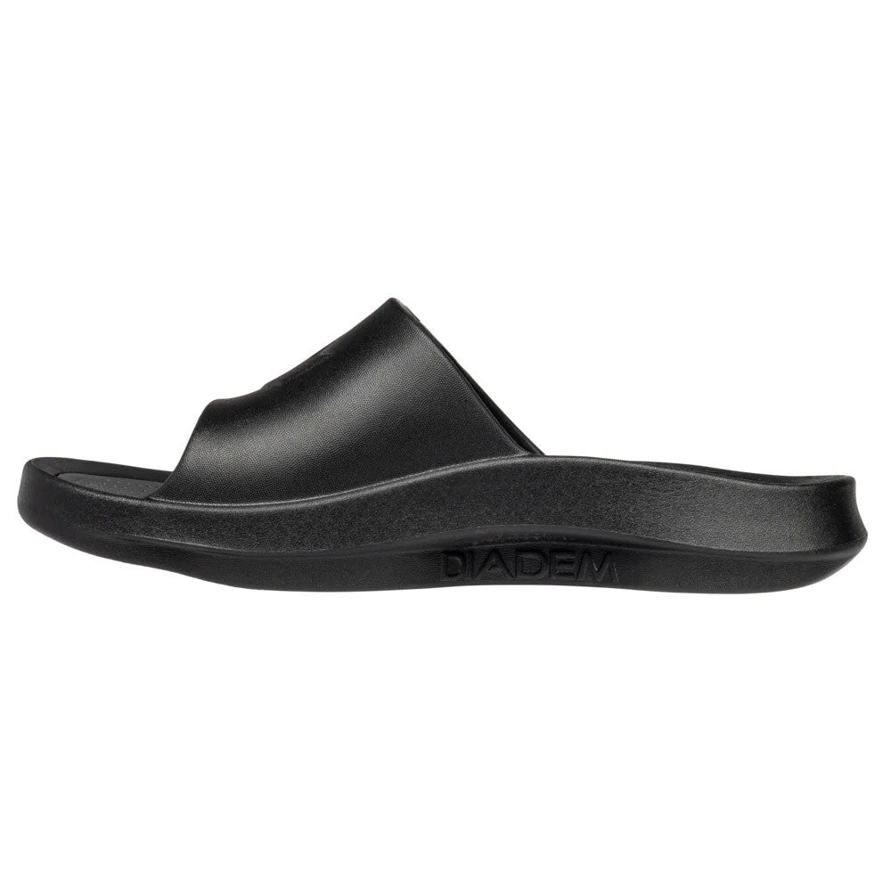 Diadem Recovery Court Slide - Unisex - Black | Pickleball Sports