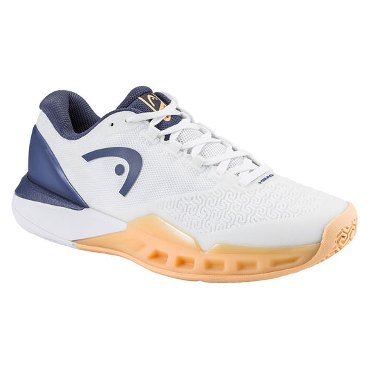HEAD Revolt Pro 5.0 Court Shoe - White/Apricot | Pickleball Sports