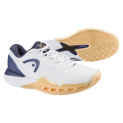 HEAD Revolt Pro 5.0 Court Shoe - White/Apricot | Pickleball Sports