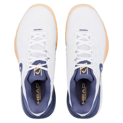 HEAD Revolt Pro 5.0 Court Shoe - White/Apricot | Pickleball Sports