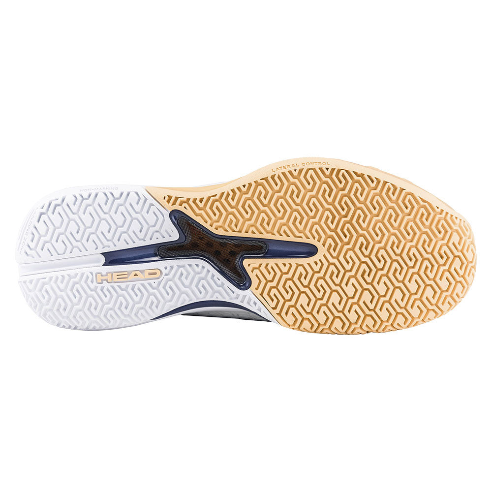 HEAD Revolt Pro 5.0 Court Shoe - White/Apricot | Pickleball Sports