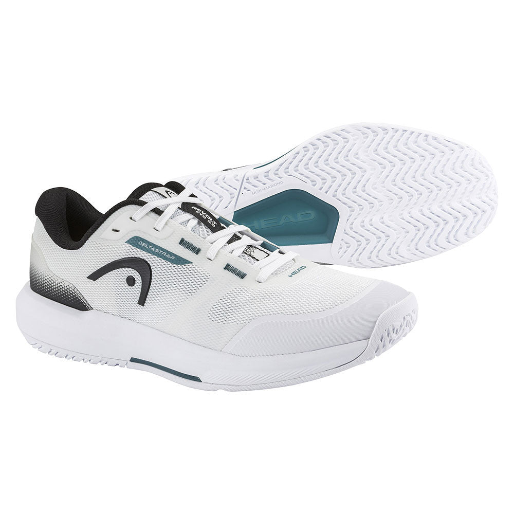 HEAD Revolt Evo 5.0 Court Shoe - White/Black | Pickleball Sports