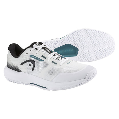 HEAD Revolt Evo 5.0 Court Shoe - White/Black | Pickleball Sports