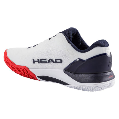 HEAD Revolt Pro 5.0 Court Shoe - White/Navy/Red | Pickleball Sports
