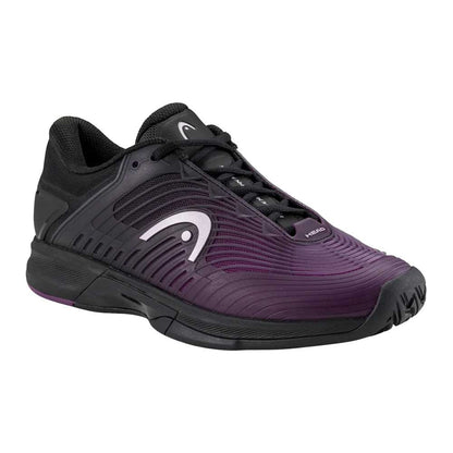 HEAD Revolt Pro 4.5 Court  Shoe - Black/Plum | Pickleball Sports
