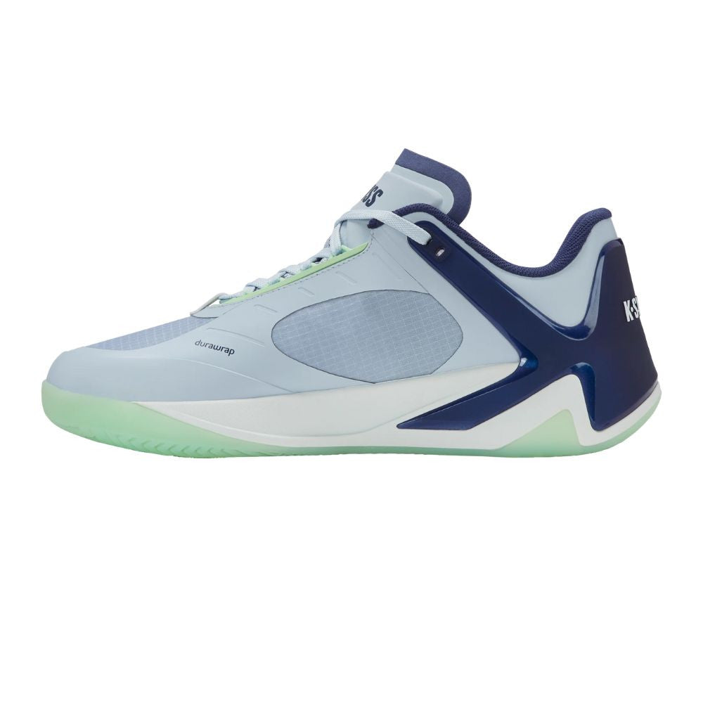 K-Swiss K-Frame Pickleball Shoe - Artic Ice/Oceana/Patina Green | Pickleball Sports