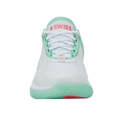 K-Swiss K-Frame Pickleball Shoe - White/Neon Mint/Hot Neon Pink | Pickleball Sports