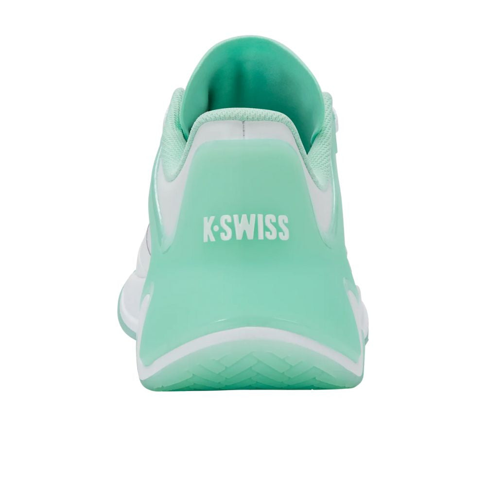 K-Swiss K-Frame Pickleball Shoe - White/Neon Mint/Hot Neon Pink | Pickleball Sports