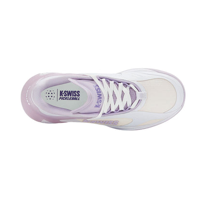 K-Swiss K-Frame Pickleball Shoe - White/Neon Mint/Hot Neon Pink | Pickleball Sports