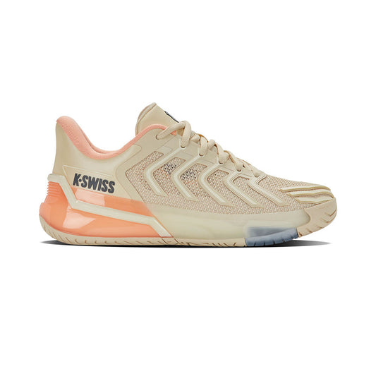 K-Swiss Ultra Shot 4 Pickleball Shoe - Whitecap Gray/Peach Parfait/Egret | Pickleball Sports