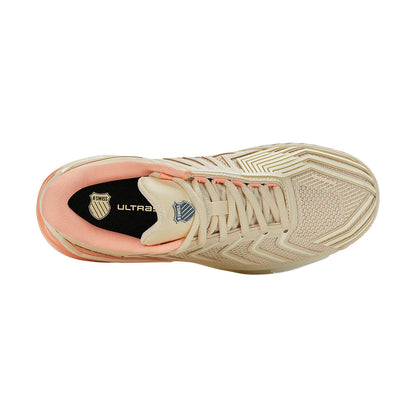 K-Swiss Ultra Shot 4 Pickleball Shoe - Whitecap Gray/Peach Parfait/Egret | Pickleball Sports