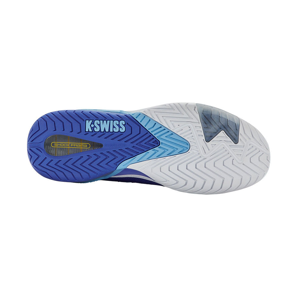 K-Swiss K-Frame Pickleball Shoe - White/Dazzling Blue | Pickleball Sports