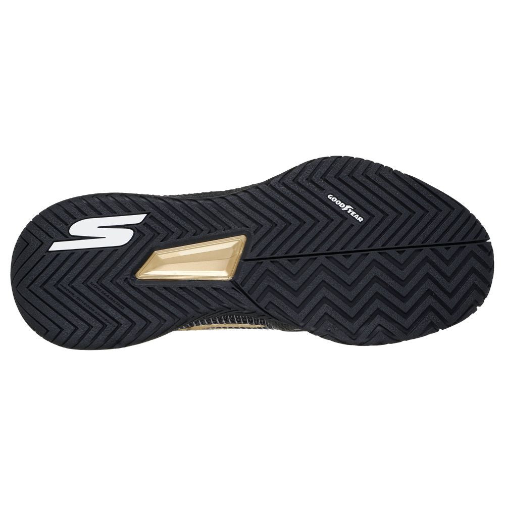 Skechers Viper Court Pro 2.0 Black/Gold  Shoe | Pickleball Sports