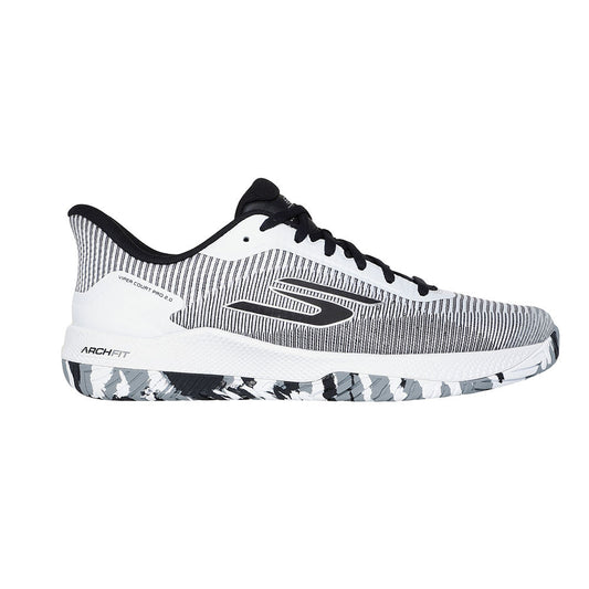 Skechers Viper Court Pro 2.0 White/Black  Shoe | Pickleball Sports