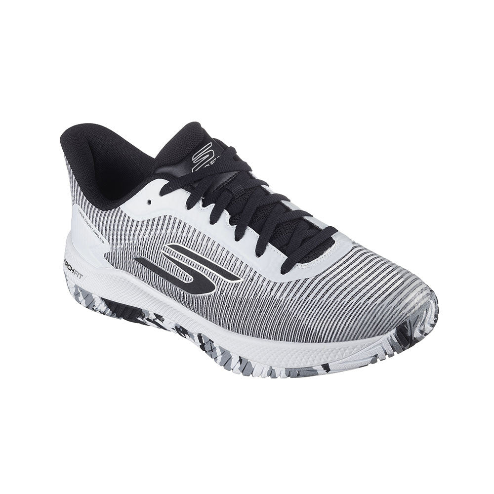 Skechers Viper Court Pro 2.0 White/Black  Shoe | Pickleball Sports