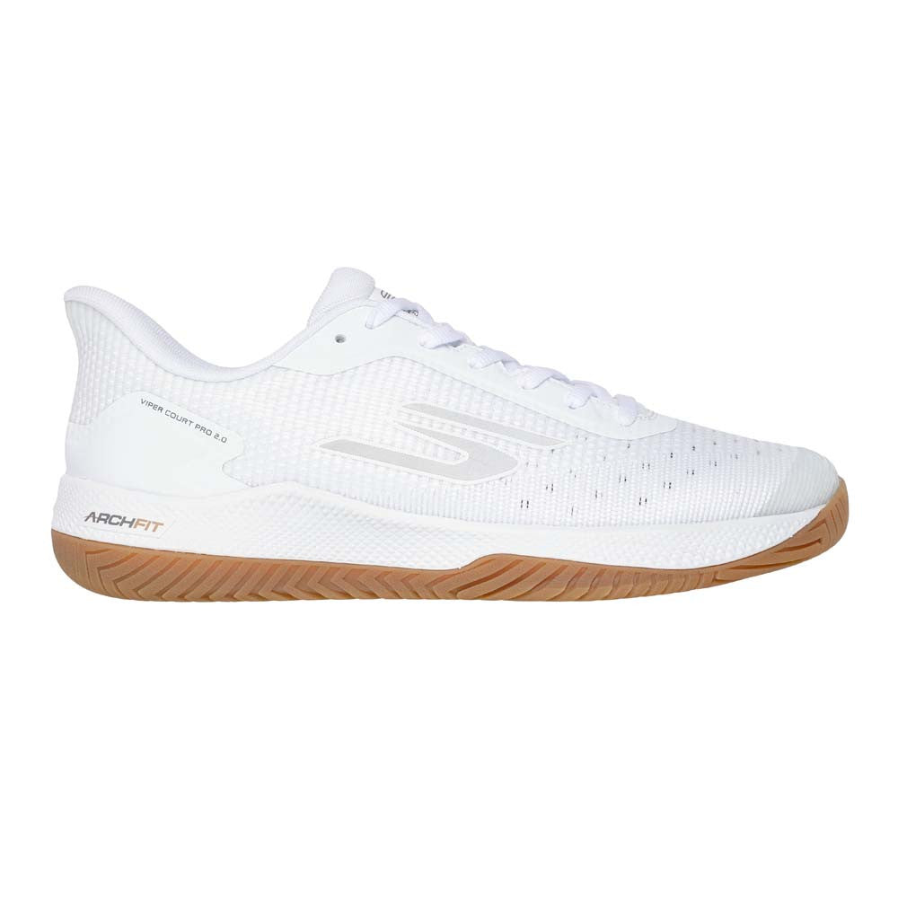 Skechers Viper Court Pro Wide Shoe -White/Black | Pickleball Sports