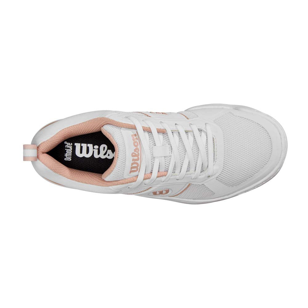 Wilson Pickle Pro White/White/Cameo Rose  Pickleball Shoe | Pickleball Sports
