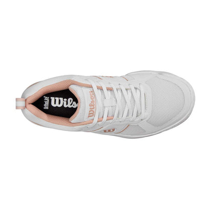 Wilson Pickle Pro White/White/Cameo Rose  Pickleball Shoe | Pickleball Sports