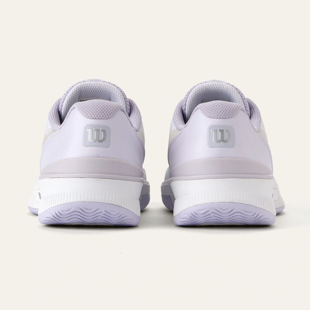 Wilson Intrigue Pro Court   White/Lavender Blue/Silver Shoe | Pickleball Sports