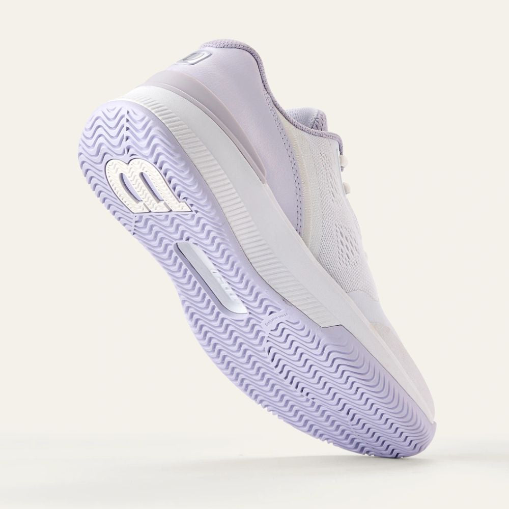 Wilson Intrigue Pro Court   White/Lavender Blue/Silver Shoe | Pickleball Sports