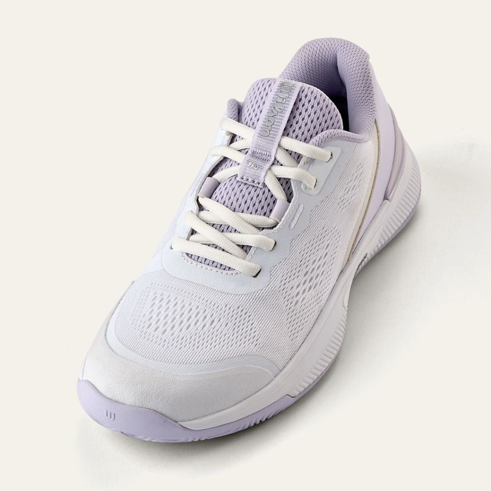Wilson Intrigue Pro Court   White/Lavender Blue/Silver Shoe | Pickleball Sports
