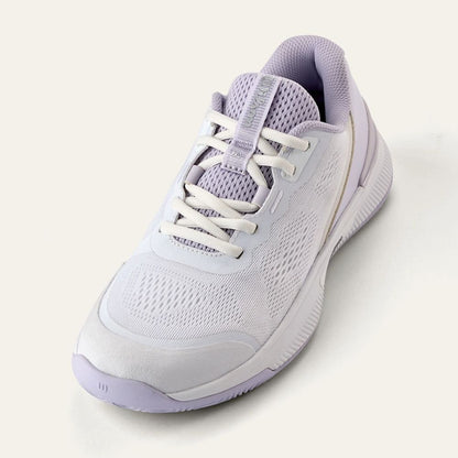 Wilson Intrigue Pro Court   White/Lavender Blue/Silver Shoe | Pickleball Sports