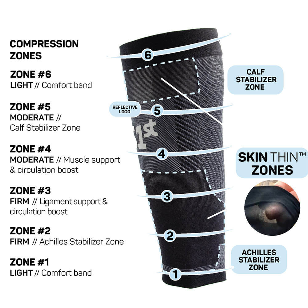 OS1st Thin Air Compression Calf Sleeves | Pickleball Sports
