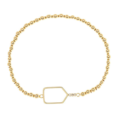 Born to Rally Pickleball Paddle Beaded Stretch Bracelet | Pickleball Sports