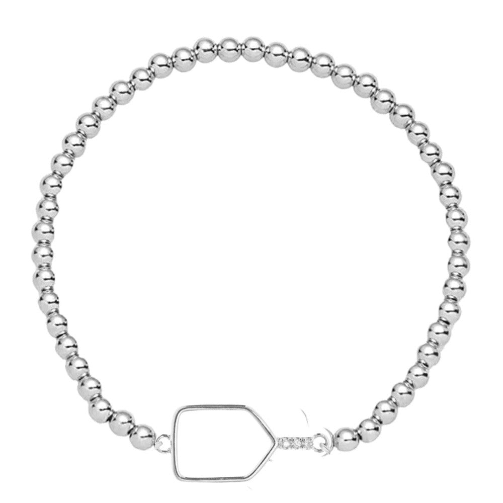 Born to Rally Pickleball Paddle Beaded Stretch Bracelet | Pickleball Sports