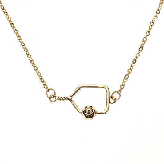 Born to Rally Pickleball Passion Pendant Necklace | Pickleball Sports