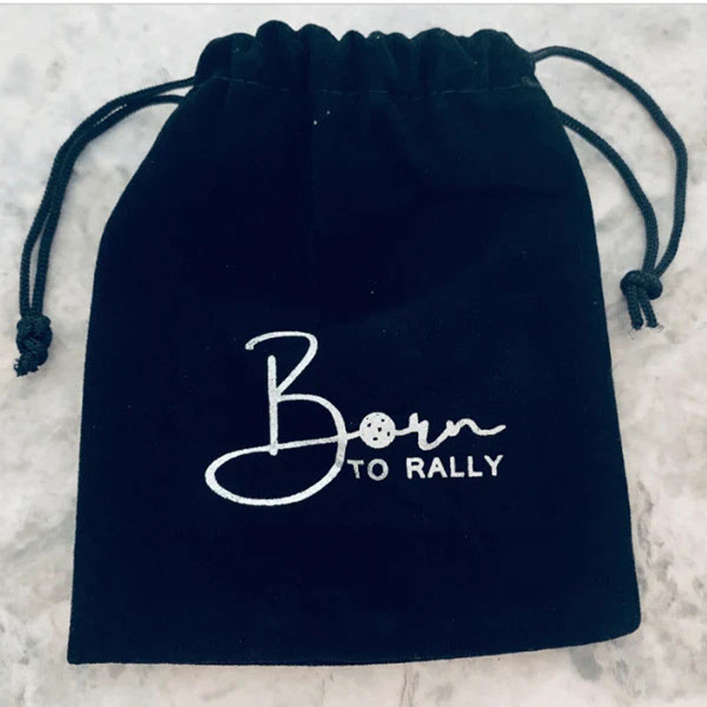 Born to Rally Serve and Sparkle Pickleball Necklace | Pickleball Sports