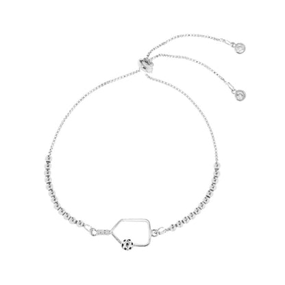Born to Rally Pickleball Rhinestone Paddle Bracelet | Pickleball Sports