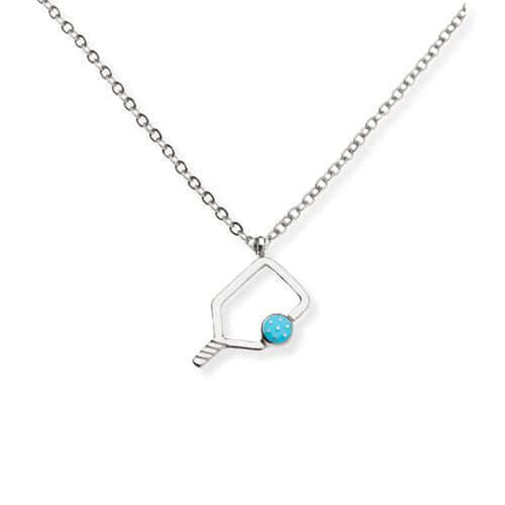 Born to Rally Color Pop Pickleball Necklace | Pickleball Sports