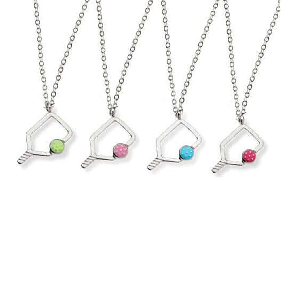 Born to Rally Color Pop Pickleball Necklace | Pickleball Sports