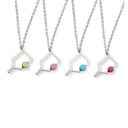 Born to Rally Color Pop Pickleball Necklace | Pickleball Sports