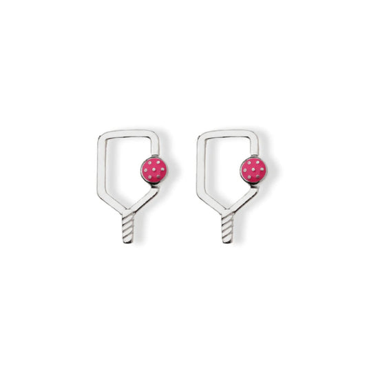 Born to Rally Color Pop Pickleball Paddle Stud Earrings | Pickleball Sports