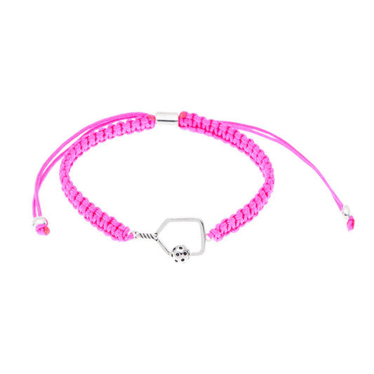 Born to Rally Pickleball Paddle Adjustable Rope Bracelet | Pickleball Sports