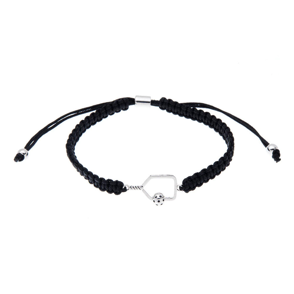 Born to Rally Pickleball Paddle Adjustable Rope Bracelet | Pickleball Sports