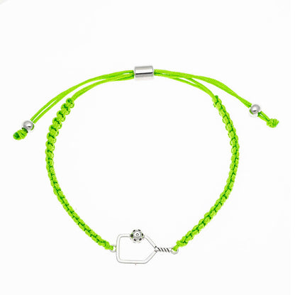 Born to Rally Pickleball Paddle Adjustable Rope Bracelet | Pickleball Sports