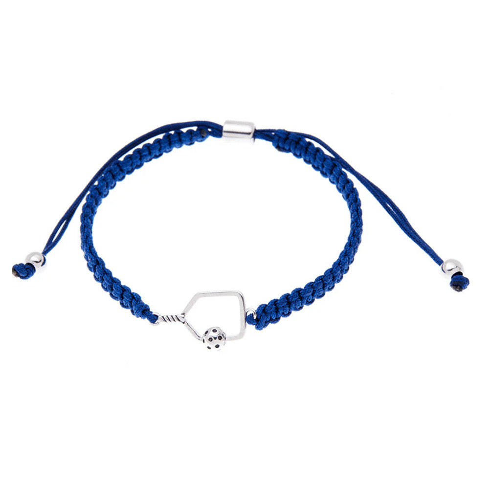 Born to Rally Pickleball Paddle Adjustable Rope Bracelet | Pickleball Sports