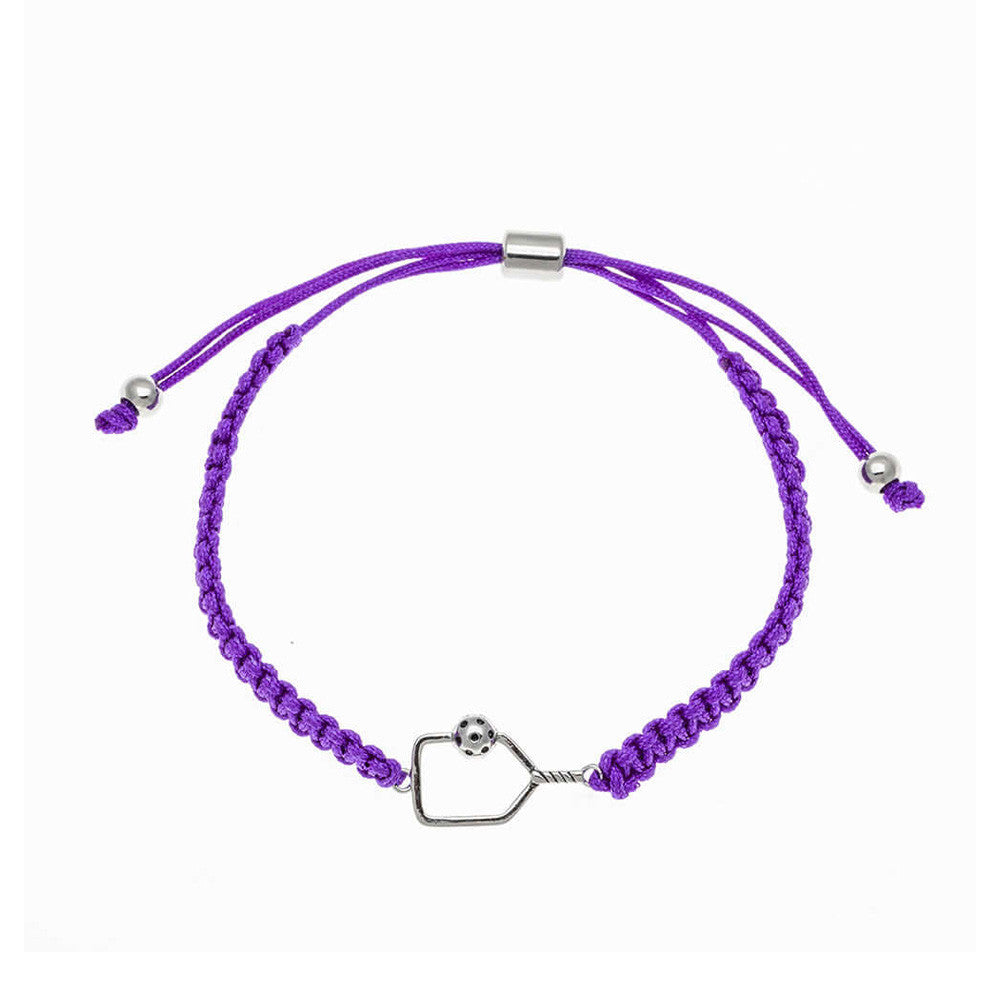 Born to Rally Pickleball Paddle Adjustable Rope Bracelet | Pickleball Sports