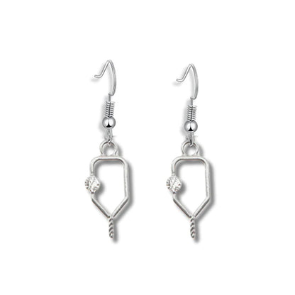 Born to Rally Pickleball Dangle Earrings | Pickleball Sports