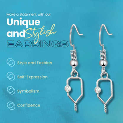 Born to Rally Pickleball Dangle Earrings | Pickleball Sports