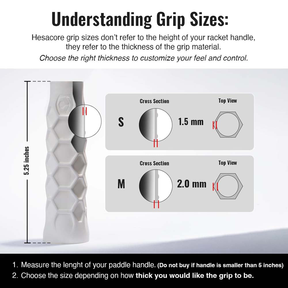 Hesacore Pickleball Grip | Pickleball Sports