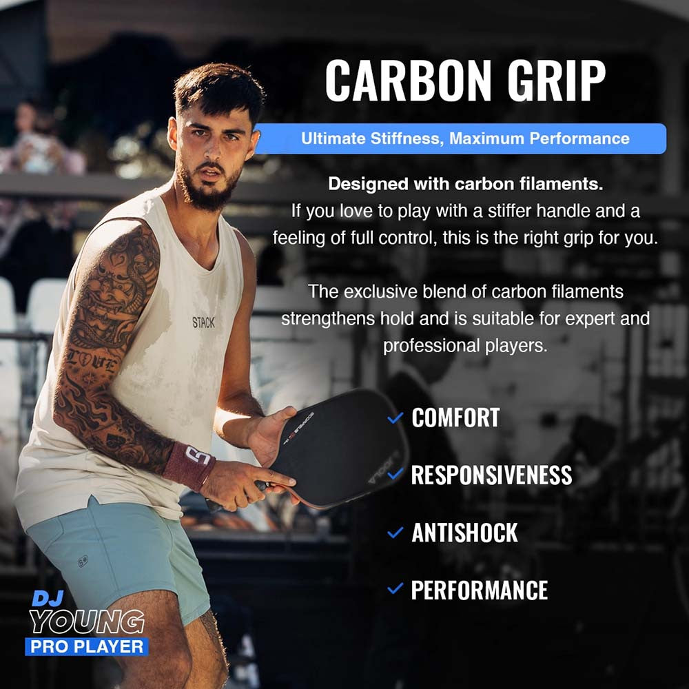 Hesacore Pickleball Carbon Grip | Pickleball Sports