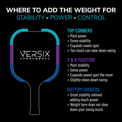 VERSIX® Pickleball Tungsten Tape | Pickleball Sports