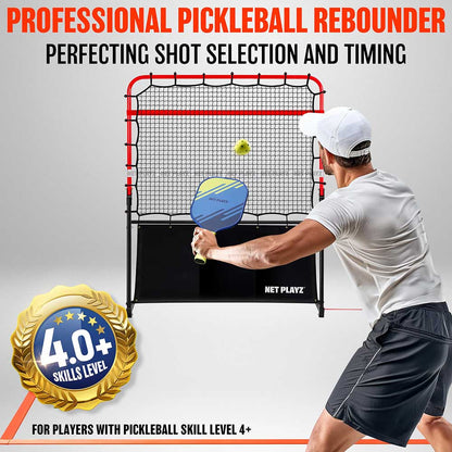 NET PLAYZ 4FT Pickleball Rebounder | Pickleball Sports